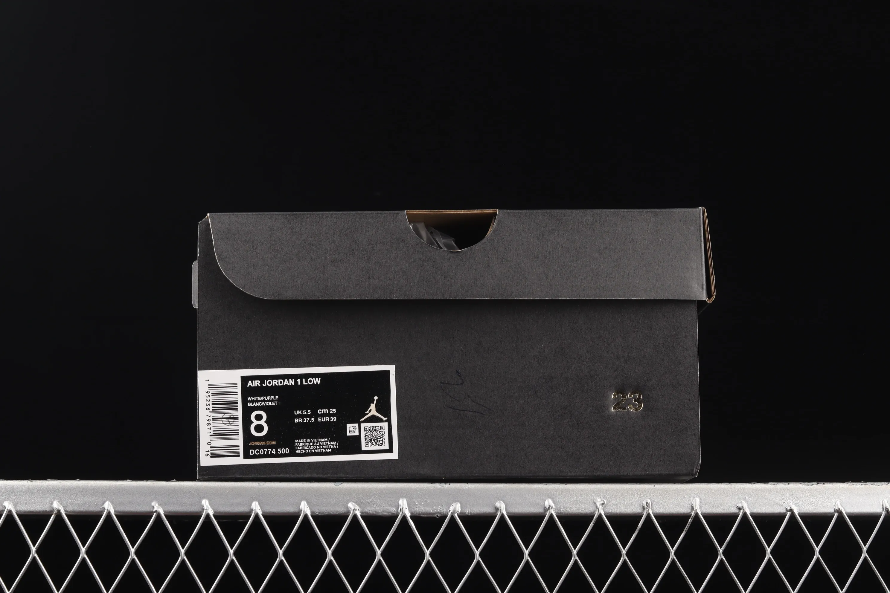 All categories Air Jordan Jordan series basketball shoes Air Jordan 1 Low Air Jordan AJ1 Low AJ1 Joe 1 white and purple low-top cultural leisure sports basketball shoes DC0774-500